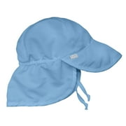 iPlay Solid Flap Sun Protection Hat - Light Blue (Newborn)