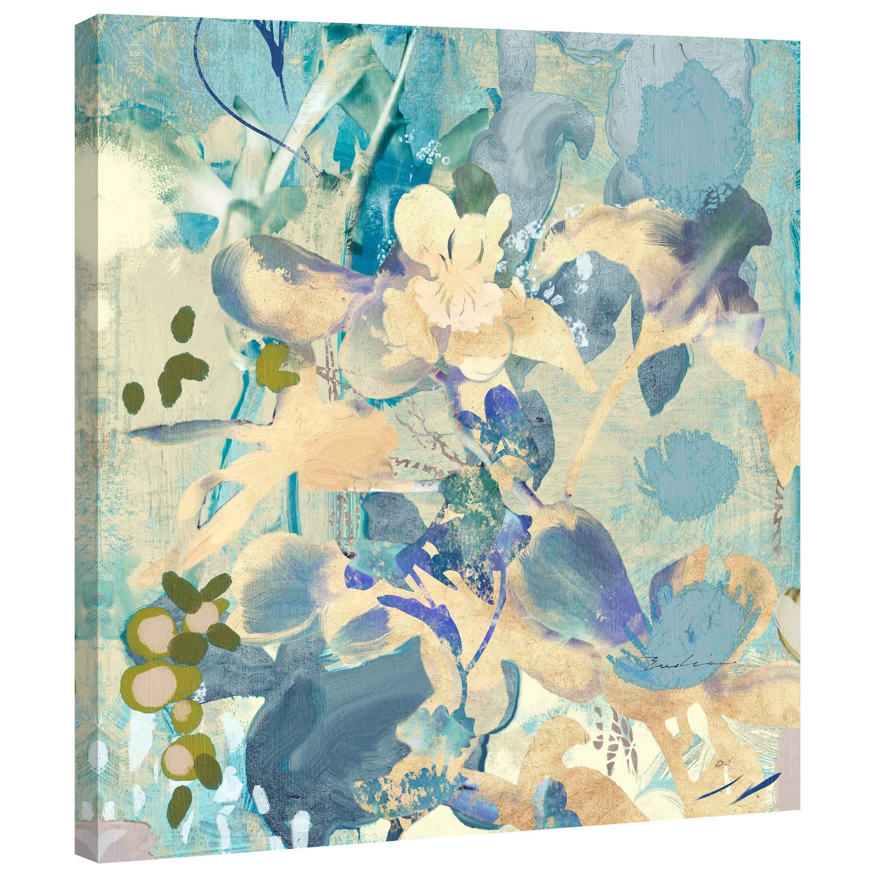 "Entwine with Orchids" Painting Print on Wrapped Canvas