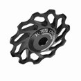 thumbnail image 1 of 1 par de rodillos guía para bicicleta con polea trasera y cojinete de cerámica MEIJUN (11 dientes, negro), 1 of 15