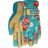 The Pioneer Woman Vintage Floral Goatskin Leather Glove, Medium