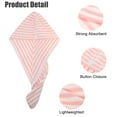 thumbnail image 3 of Unique Bargains 3 Pcs Soft Hair Towel Wrap Drying Cap Microfiber for Wet Hair Pink, 3 of 7