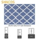 thumbnail image 2 of Alfombra SHACOS, 60 x 90 cm, lavable en interiores, antideslizante, azul, 2 of 8