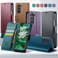 thumbnail image 2 of Decase for Samsung Galaxy Z Fold7 Case, Premium PU Leather Wallet Case Flip Hybrid Cover with RFID Blocking,Card Holder Stand Function,Shockproof Flip Protective Cover for Galaxy Z Fold7,Purple, 2 of 13