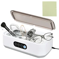 Jozram Jewelry Cleaner, 49KHz Ultrasonic Cleaner Machine for Jewelry, Eyeglasses, Rings, Watch Strap,Dual Cleaning Modes, 304 Stainless Steel Tank