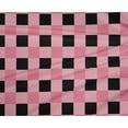 thumbnail image 4 of oneOone Polyester Lycra Medium Pink Fabric Gingham Check Craft Projects Decor Fabric Printed By The Yard 56 Inches Wide, 4 of 4