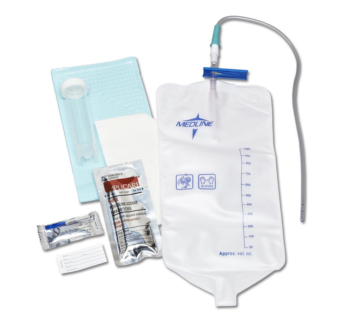 PreConnected Vinyl Intermittent Catheter Trays DYND10402H