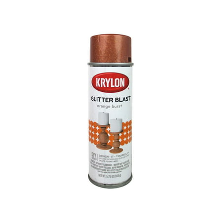 Krylon Glitter Blast Paint 5.75oz Orange Burst