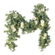 thumbnail image 2 of Hogar y cocina, Decoración del hogar, Otra decoración, Planta verde artificial de 2 m, decoración para fiestas, simulación de flores, Acción de Gracias, Navidad, cifrado con fruta, simulación de rosa,, 2 of 7
