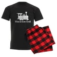 thumbnail image 6 of CafePress - This Is How I Roll Men's Dark Pajamas - Men's Dark Loose Fit Cotton Pajama Set, 6 of 7