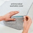 thumbnail image 3 of nue by Novaform Wedge Pillow, Gel Memory Foam, Gray, 3 of 8