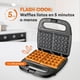 thumbnail image 4 of Waflera Manual de Acero Inoxidable MasterChef by Hukën, Diseño Compacto y Elegante para 2 Rebanadas, Fácil Limpieza y Almacenamiento, Ideal para Preparar Waffles Caseros, 4 of 10