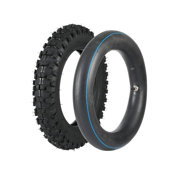 2.50-10" Off-Road Tire and Inner Tube Set, Dirt Bike Tire with 2.5/2.75-10 Dirt Bike Inner Tube for CRF50 CR60R XR50 DRZ70 JR50 PW50 SDG107 Razor SX500 MVX70 MVX110 TTR50 KDX50 Baja 50cc -110
