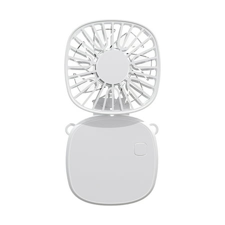 

YOBOLK Fan New Usb Handheld Fan- Reversible Base- Vertical Blowing- 3 Wind Speeds- Mini Desktop Rechargeable Brushless Folding Easy Storage Small Fan Clearance Portable Fan