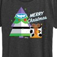thumbnail image 3 of Toy Story - Merry Christmas Toy Story - Women's Short Sleeve Graphic T-Shirt, 3 of 5