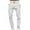 White, variant on Utoimkio Straight Leg Work Pants for Men Button Down Business Casual Trousers Lounge Pants for Men