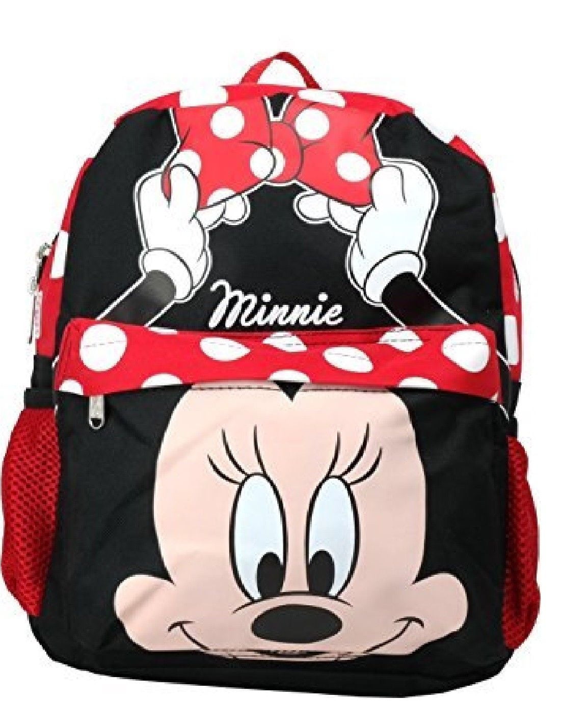 NEW Disney Minnie Mouse 3D Ears & Bow 12" Toddler Girl Backpack School Book Bag 