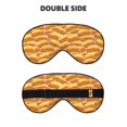 thumbnail image 2 of Cauagu Hot Dogs Print Sleep Eye Mask, Blindfold Eye Sleep Shade Cover with Elastic Strap/Headband Eye Cover Eyeshade for Night Sleeping/Travel Nap, 2 of 7