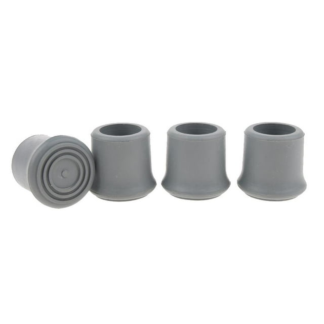Esquirla 4 Pieces Trekking Pole Caps Walking Stick Ferrules Non-slip Foot Cover 22mm
