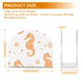 thumbnail image 4 of Yayeee Napkin Holder for Table Kitchen Paper Tissue Organization, White Seahorse, 4 of 8