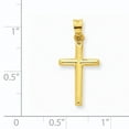 thumbnail image 2 of 14K Yellow Gold Polished Hollow Cross Pendant, 2 of 2