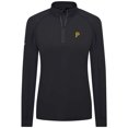 thumbnail image 2 of Women's Levelwear  Black Pittsburgh Pirates Kinetic Insignia Quarter-Zip Pullover, 2 of 3