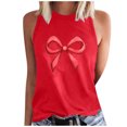thumbnail image 2 of UPPADA Débardeurs Grande Taille pour Femmes, T-Shirts Graphiques Sans Manches Décontractés, T-Shirts Surdimensionnés, Hauts Sans Manches avec Cœur, T-Shirts Graphiques Rouges, TTG, 2 of 4