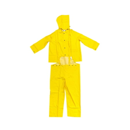 MCR Safety Classic Flame Resistant 3 Piece Rain Suit with 35mm PVC in ...
