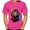 Hot Pink, variant on Big and Tall Shirts for Men Male's T Shirt Round Neck Short Sleeve Animal Print Street Art Sports Shirt Heat compatible with Machine for T Shirts Lightweight Men Tall Mens Mens Pocket Medium 3XL