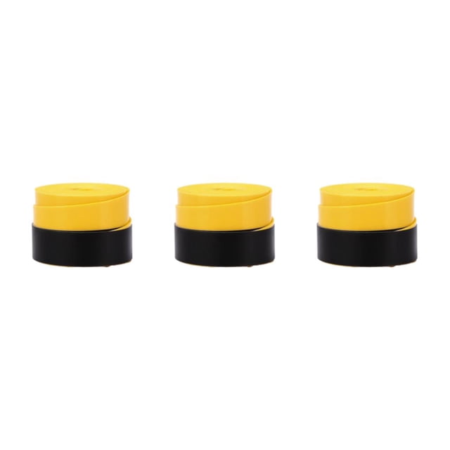 Maytalsory 1/2/3 Quick To Dry Tennis Racket Perform for At Best With Drying Technology yellow roll pack 3PCS