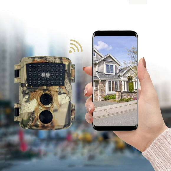 SuoKom Digital Camera Game Camera & Hunting Tra-il Cam With Night Vision,12MP Photo 1080P HD MP4 Video,For Wildlif-e Tracking & Home Security Photo & Video Model On Clearance