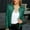 Green, variant on Sequin Jacket for Women, Zip up Casual Long Sleeve Cardigan, Sparkle Fashion Shiny Coats, Open Front Short Blazer Hot Pink M