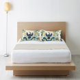 thumbnail image 6 of Yayeee Pillowcase King Size Set of 2 Satin Wrinkle Resistant Pillow Case, Green Animals Pattern, 6 of 7