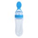 thumbnail image 1 of Biberón de Silicona Ecomeon 90mL con Cuchara Alimentador de Cereal para Bebés Azul, 1 of 3