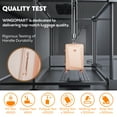 thumbnail image 2 of WINGOMART Ensemble de Bagages 3 Pcs Léger Durable PC+ABS Rigide, Roues Doubles Pivotantes, Cadenas TSA - 20 Po/24 Po/28 Po, 2 of 6