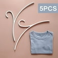 thumbnail image 1 of Fiudx Ofertas y liquidaciones Percha creativa con 5 piezas de rejilla de secado antideslizante para cuello, 1 of 4