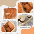 thumbnail image 5 of Qaba Baby Rocking Horse Lion with Sound, Plush Stuffed Rocking Animals, Wooden Rocking Horse with Seat Belt for 18-36 Months Boys and Girls Gift Brown, 5 of 9