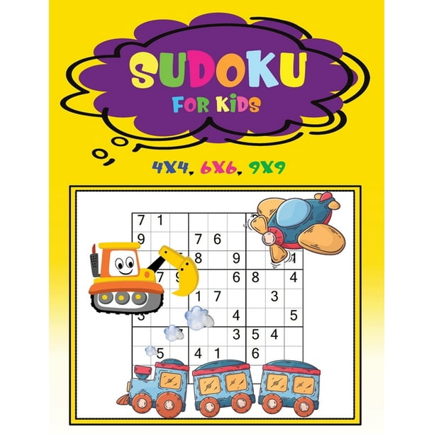sudoku for kids 4x46x69x9 200 sudoku puzzles