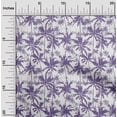 thumbnail image 2 of oneOone Polyester Spandex Purple Fabric Tropical Palm Tree Dress Material Fabric Print Fabric By The Yard 56 Inch Wide, 2 of 4