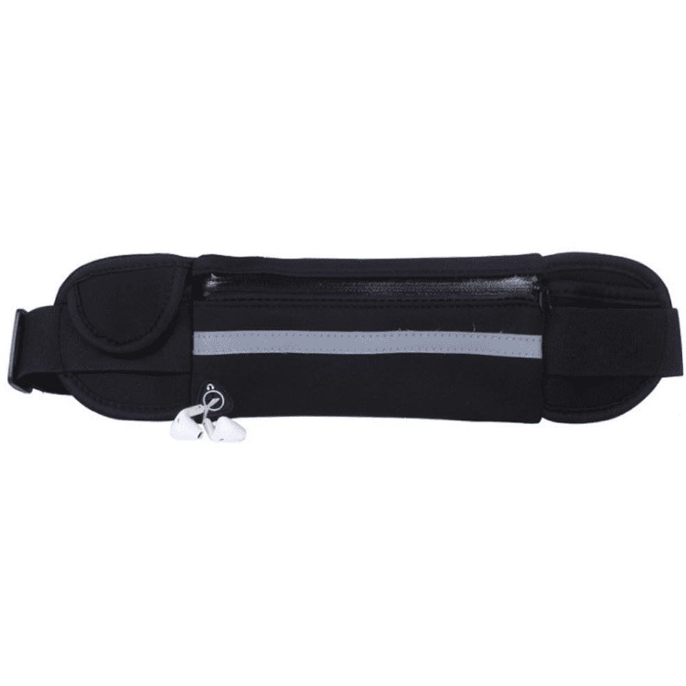 Ceinture De Course Pour Femme Et Homme - Ceinture Porte Argent Et Sac Banane De Course Sac Banane De Randonnée Support Pour Téléphone Portable, Argent Et Clés (bleu Et Vert) - Lot