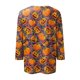thumbnail image 5 of Camiseta informal de manga larga con estampado de fantasmas de Halloween para mujer: top festivo para las fiestas, 5 of 5