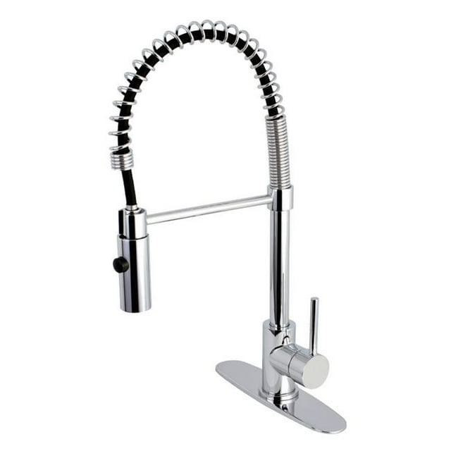 Concord Robinet de Cuisine à Poignée Unique avec Pulvérisateur Rétractable, Chrome