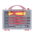 thumbnail image 1 of 5pcs 500V Insulated Screwdrivers Set with Magnetic Slotted Phillips Pozidriv Bits and Test Pen Electrical, 1 of 8