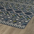 thumbnail image 3 of Kaleen Nomad Flat-weave Nom08-17 Blue Area Rugs, 3 of 3