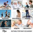 thumbnail image 4 of 6 Pairs Copper Compression Socks for Women & Men Circulation 15-29 mmhg - Better Blood Flow, Swelling, Best Support for Medical, Running, Nursing, 4 of 7