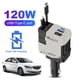 thumbnail image 1 of Adaptador Mechero Coche Cargador 120W 4 en 1 USB Retráctil Tipo C () Blanco, 1 of 9