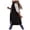 Black, variant on Women Coats Long Winter Vest With Hood Sleeveless Warm Down With Pockets Quilted Vest Down Quilted Outdoor Fall Jackets