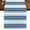 Blue, variant on Aqua Striped Burlap Cotton Table Runner 13x60 Inches Long, Modern Thin Line Vertical Stripes Farmhouse Table Runners, Outdoor Dining Tablecloths Decor for Baby Shower/Party/Wedding