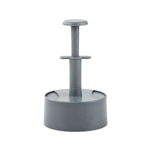 Yhmxh Utensilios de cocina Prensa redonda para hamburguesas, prensa para carne manual antiadherente para cocina casera Muebles para cocina Accesorios de cocina Mueble organizador cocina