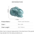 thumbnail image 2 of Wealth and Good Luck - Grade A Natural Jade Rabbit Necklace - Exquisite Charm for Prosperity and Fortune - Beautiful Jewelry Gift for All, 2 of 5