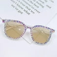 thumbnail image 3 of Diamond-encrusted Glasses For Women Summer Sun Protection UV Sunglasses Personalized Sunglasses, 3 of 4